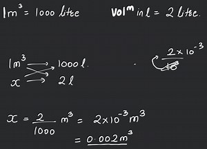 A jug contains 2 \mathrm{~L} of milk. Calculate the volume of t... | Filo