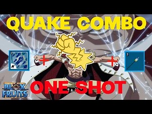 | Combo Quake V2 + God Human Best One Shot | Blox Fruit #bloxfruits