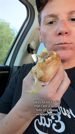 Eating Cheese Wrapper by Mistake while Mukbang