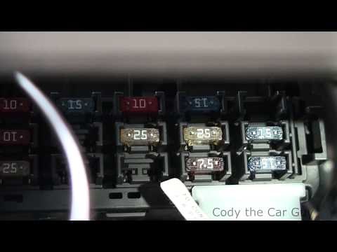 02 Toyota Corolla fuse box locations
