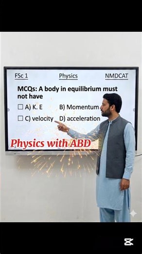 NMDCAT Physics MCQs🔥|FSc Part 1 Rapid Practice| Test Your Brain in 30 Seconds ⚡#shorts#physicsshorts