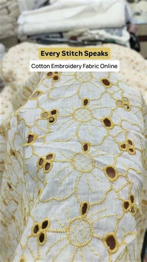 Summer Special Cotton Embroidery Fabric 2026 | Premium Wholesale Collection
