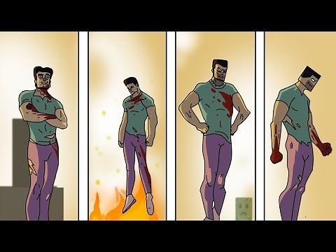 Steve Variants Overlooking Destruction | The Steve War