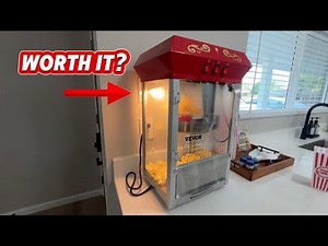 This Popcorn Machine Turns My Home Into a Movie Theatre 🍿 #popcorn #commissionsearned #hometheater