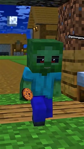 Baby Zombie Struggle Life ☠️ ( herobrine animation ) #minecraft​ #herobrine​