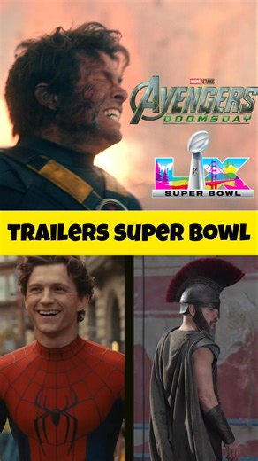 Que trailers veremos en el super bowl 2026?#AvengersDoomsday​#TheOdysseyMovie #SpiderManBrandNewDay
