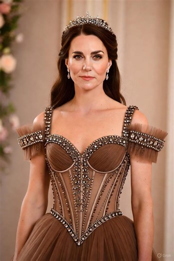 Catherine shines in brown 🤎 #kate #shorts #shortsfeed | Pulse Report