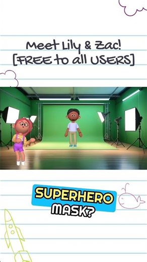 Meet Zac And Lily 🥳 New FREE 3D Characters! #createstudio #3dcharacter