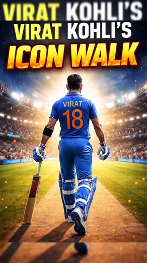 🔥 The King’s Aura – Virat Kohli’s Iconic Walk 👑#cricket #shorts #viral