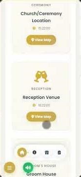 Wedding Digital Invitation – Mobile Experience