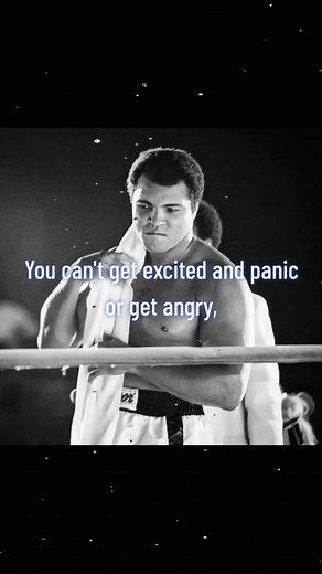 144K views · 3.5K reactions | 'I never feel anger because it causes frustration, and when you're frustrated you can't think like you would if you were cool and calm. You can't get excited and panic or get angry, you have to stay cooI and calm in order to think better.' - Muhammad AIi | The Loneliest Sport | Facebook