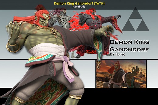 Demon King Ganondorf (ToTK) Mod for Super Smash Bros. Ultimate | SSBU Mods