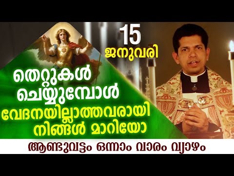 വേദനയില്ലാതെ വീണ്ടും വീണ്ടും തെറ്റുകൾ ചെയ്യുമ്പോൾ | January 15 | Chaplet of St.Michael the Archangel