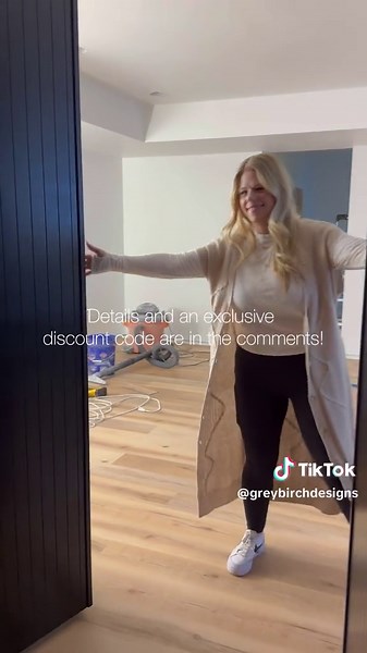 A secret movie room, yes please!! This is hands down the coolest thing we have built in our home and officially our favorite hangout spot, even though it’s not fully finished! When we started our basement project I knew this would be the perfect spot to create a movie room, but since it’s off the main living room and kitchenette space I thought it would be cool to make it a hidden room! I mean who doesn’t want a secret room in their home, right?!? I’m channeling some 007 vibes and I’m not mad ab