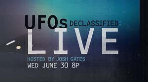 The top secret UFO report is about to be revealed.🛸 Tune in Wednesday at 8P ET / 5P PT to watch as top intelligence experts break down every detail of what this means in #UFOsDeclassifiedLIVE, a 3-hour multiplatform event, on Discovery. Hosted by Joshua Gates. | Discovery