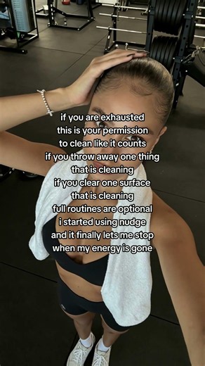 cleaning still counts even when you barely have energy