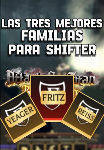 Mejores familias Shifter en AOT Revolution Roblox (2026)