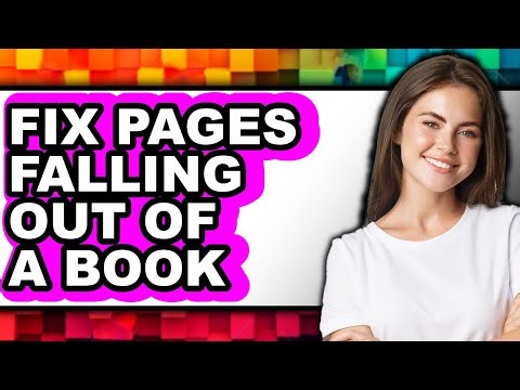 How to Fix Pages Falling Out of a Book - Step by Step