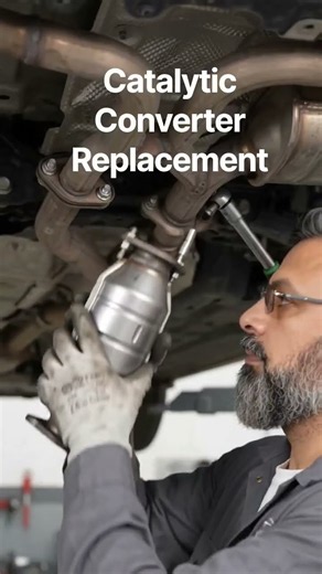 Toyota Yaris Catalytic Converter Replacement | Exhaust System Repair #automobile #mechanic #mechanic