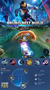 842K views · 1.9K reactions | BRUNO Best Build  Powerful Critical Damage MVP RANKED GAME ! MLBBxNARUTO | Collab Events Preview #MLBBShinobi #MLBBxNARUTO #NarutoCreatorParty #MLBB MLBB Mobile Legends | Kkamjong Plays | Facebook