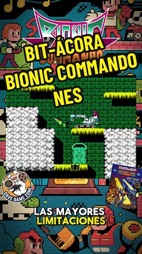 Bionic Commando 🦾 El Héroe que no sabía saltar Recordar Bionic Commando es revivir el momento en que descubrimos que Capcom quería vernos sufrir de la manera más creativa posible. #BionicCommando #NES #Capcom #RetroGaming #Nintendo