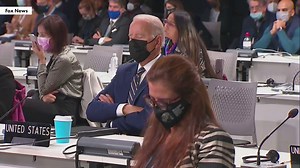 Biden accused of falling asleep during climate conference