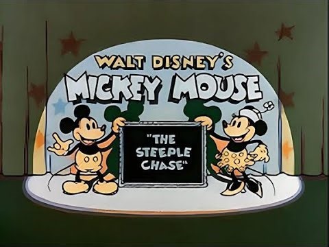Disney – Mickey Mouse – The Steeplechase (1929) – Cartoon Short | 720p – Remastered Colorized