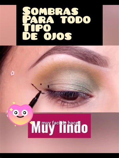 DELINEADO Y SOMBRAS PARA TODO TIPO DE OJOS # PASO A PASO 👀 ✅️⚫️⬅️ # # #delineadobonito #fblifestyle #delineadodeojos | Maquillajes sencillos