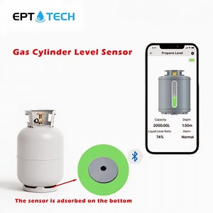 [Hot Item] Smart Bluetooth Wireless LPG Level Gauge Ultrasonic Sensor for Gas Cylinder Monitoring