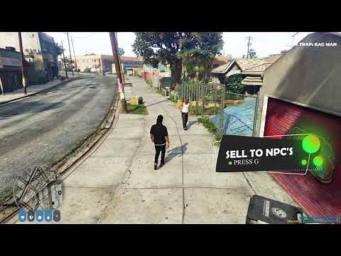 FiveM Traphouse ESX Script - Cook, Bag up, Sell It!