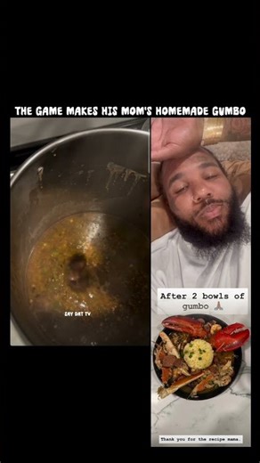 The Game Cooks New Orleans Style Gumbo.