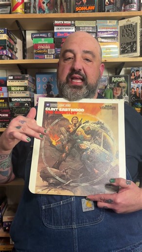 Looking for something to watch? Check out 1977’s The Gauntlet. #whattowatch #movie #ced #film #vhs