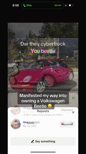 If you know me you know how big a deal this is- #vwbeetle #volkswagen #firstcar #punchbuggy #fyp greys boring so I’m gonna do a grey/light blue color scheme and get decals and stuff, probably gonna have her painted once I have the money for it