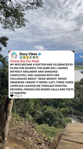 11K views · 113 reactions | My wife became a doctor, and celebrated by filing for divorce the same day. I signed without argument, and vanished completely. She laughed with her colleagues about... dead weight. #askreddit #reddit #redditposts #redditstorytime #reels | Horror-Stories | Facebook