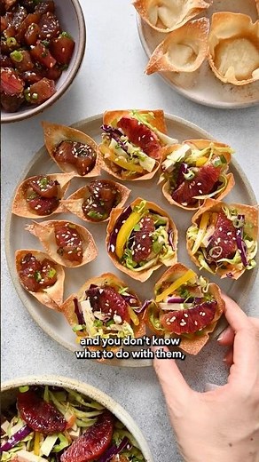 Easy Crispy Wonton Cups