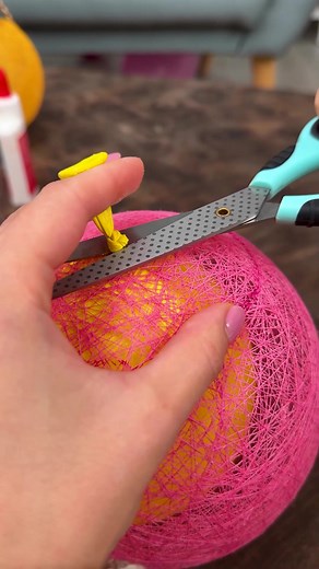 20K views · 68 reactions | Simple Thread Lamp | Crafty Panda How | Facebook