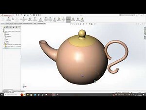 How to draw the teapot in solidworks