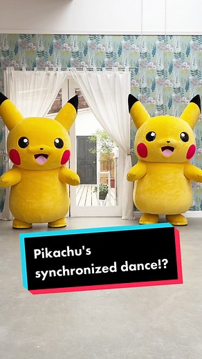 ピカチュウのシンクロダンス😎🎶Pikachu's synchronized dance😎🎶 #ポケモン #ポケットモンスター #ピカチュウ #ダンス #Pokémon #Pokemon #Pikachu #dance