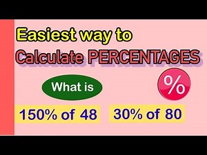 Easiest Way of Calculating Percentages #super tricks