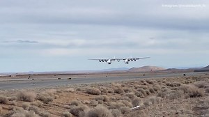 The Stratolaunch Roc plane completes record-breaking six hour test flight.