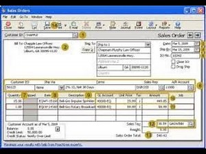 How to Record Sales Order and sales on Peachtree 2010 in Amharic