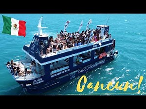 I went on a boat party in Cancun, Mexico