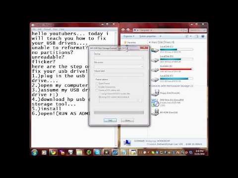 how to fix USB drives