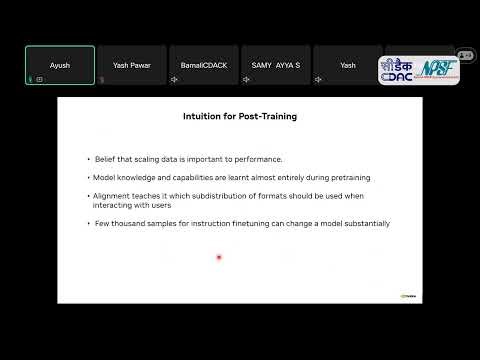 Session 5: Post-training and Evaluation of Pre-trained LLMs