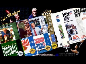 Ranking The Entire Sega Genesis John Madden NFL Football Series 91 92 93 94 95 96 97 98