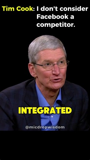 Why Apple Doesn't Consider Facebook a Competitor — The Real Reason