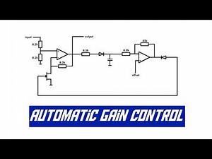 Automatic gain control with analog electronics
