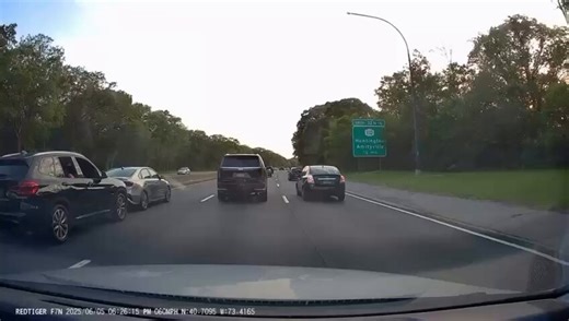 The hardest brake check I’ve seen in a while