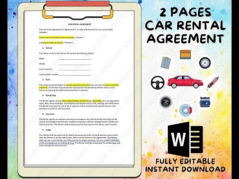 Simple Car Rental Agreement