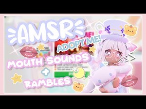 ROBLOX ASMR 🌸 grind with me in adopt me! MOUTH SOUNDS & RAMBLES✨